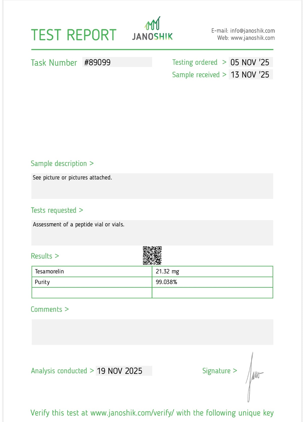 Tesamorelin 20 set